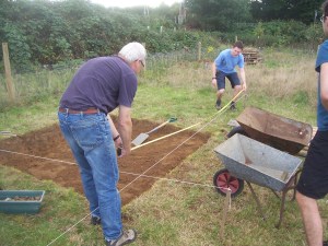 Greenhouse base preparation