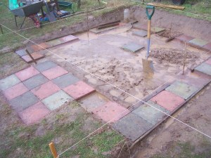 Greenhouse base preparation