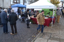 After lunch at our stall