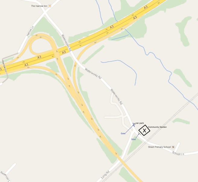 map of community garden 1